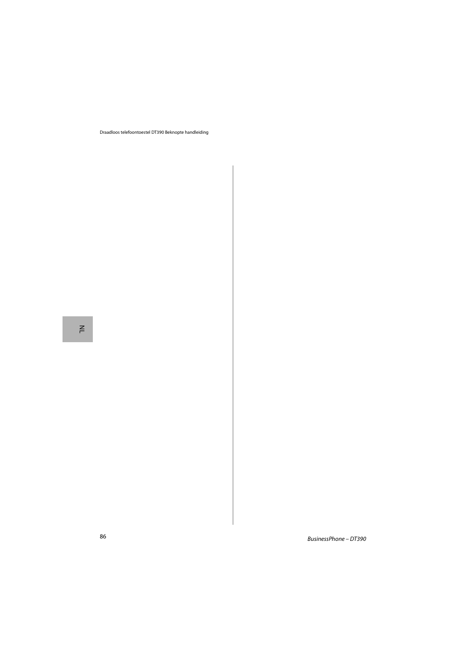 AASTRA DT390 for BusinessPhone Quick Reference Guide User Manual | Page 86 / 160