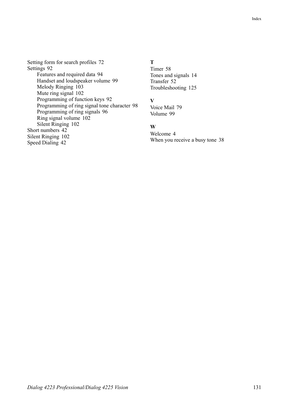 AASTRA 4225 Vision for MX-ONE (TSE) User Guide EN User Manual | Page 131 / 132