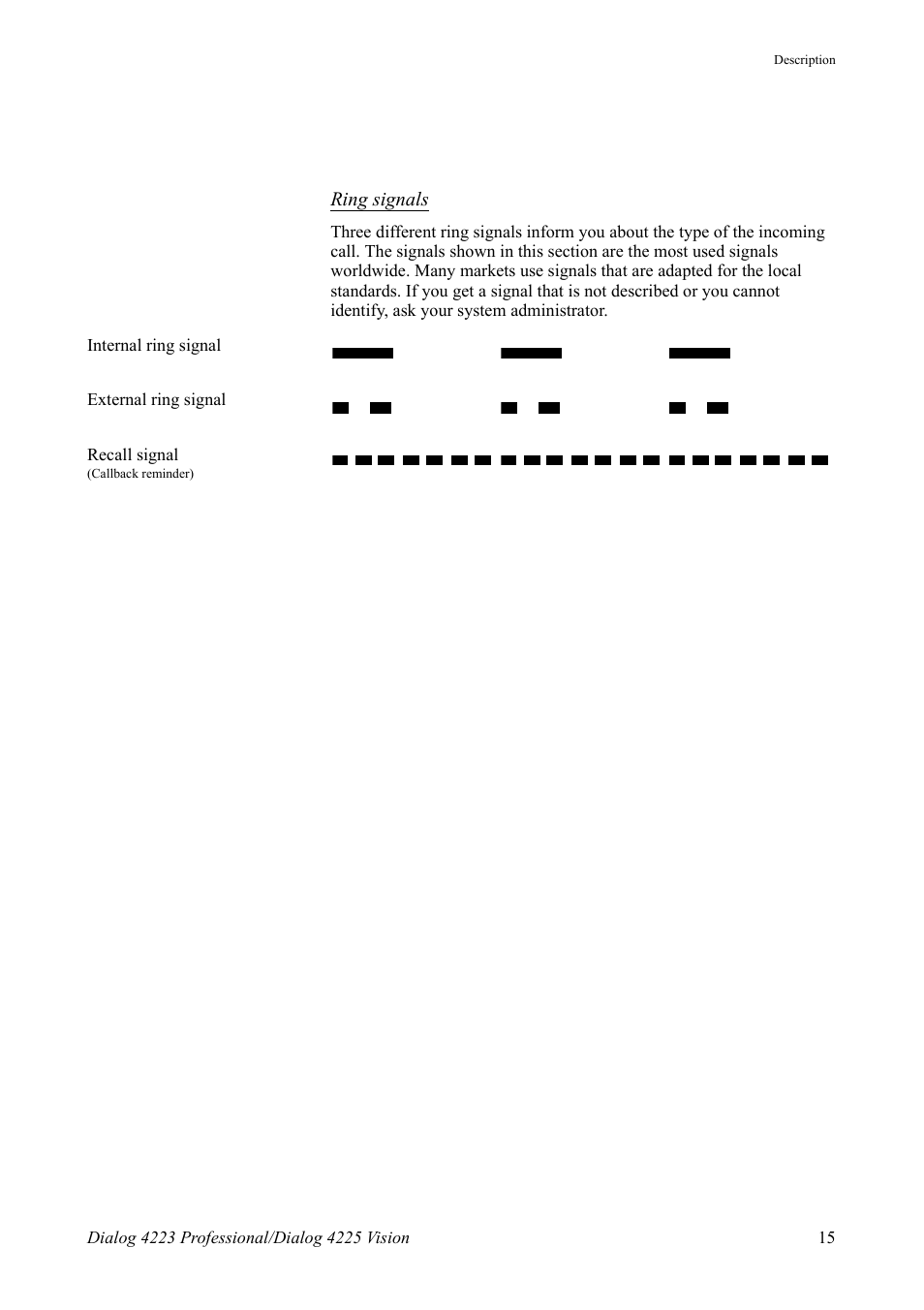 AASTRA 4225 Vision for MX-ONE (TSE) User Guide EN User Manual | Page 15 / 132