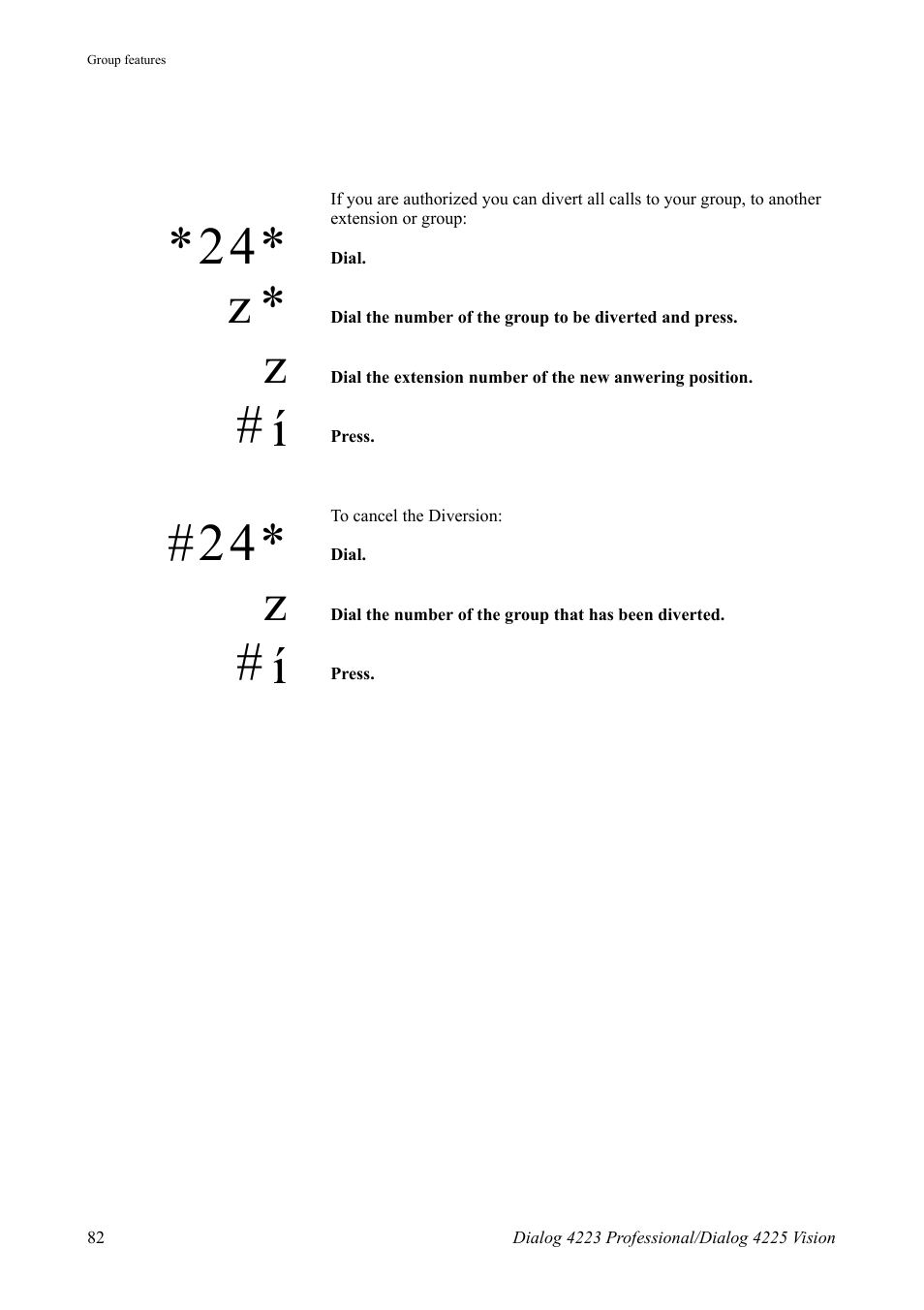 AASTRA 4225 Vision for MX-ONE (TSE) User Guide EN User Manual | Page 82 / 132