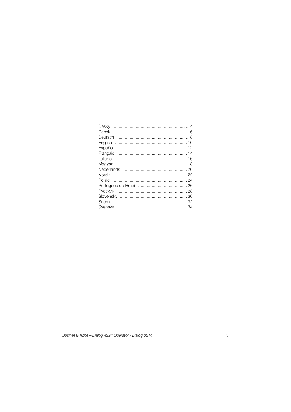 AASTRA 4224 Operator for BusinessPhone Quick Reference Guide User Manual | Page 3 / 40