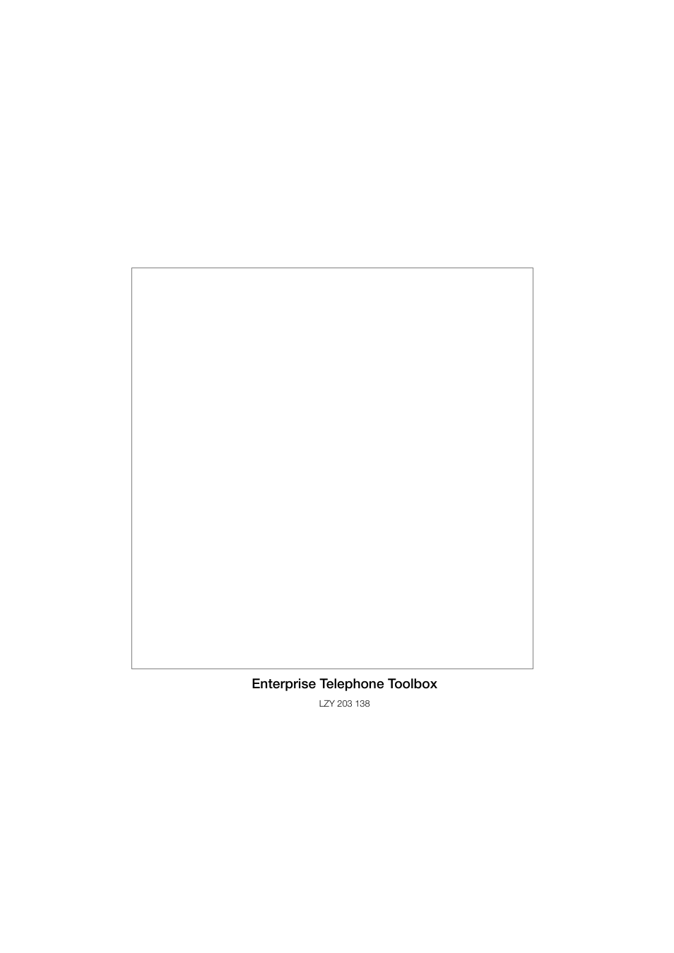 Enterprise telephone toolbox | AASTRA 4224 Operator for BusinessPhone Quick Reference Guide User Manual | Page 38 / 40