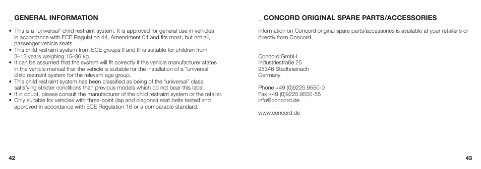 Concord TRANSFORMER T INSTRUCTION MANUAL User Manual | Page 12 / 17