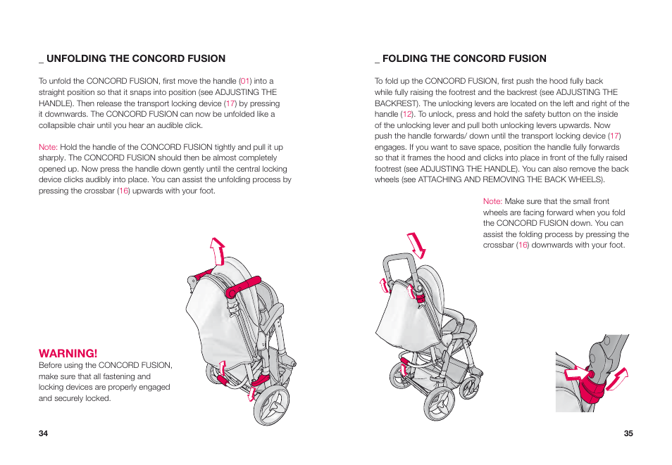 Warning | Concord FUSION INSTRUCTION MANUAL User Manual | Page 7 / 16