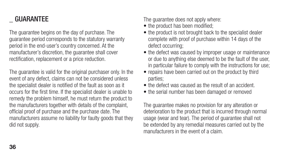 Concord SLEEPER 2.0 INSTRUCTION MANUAL User Manual | Page 12 / 14