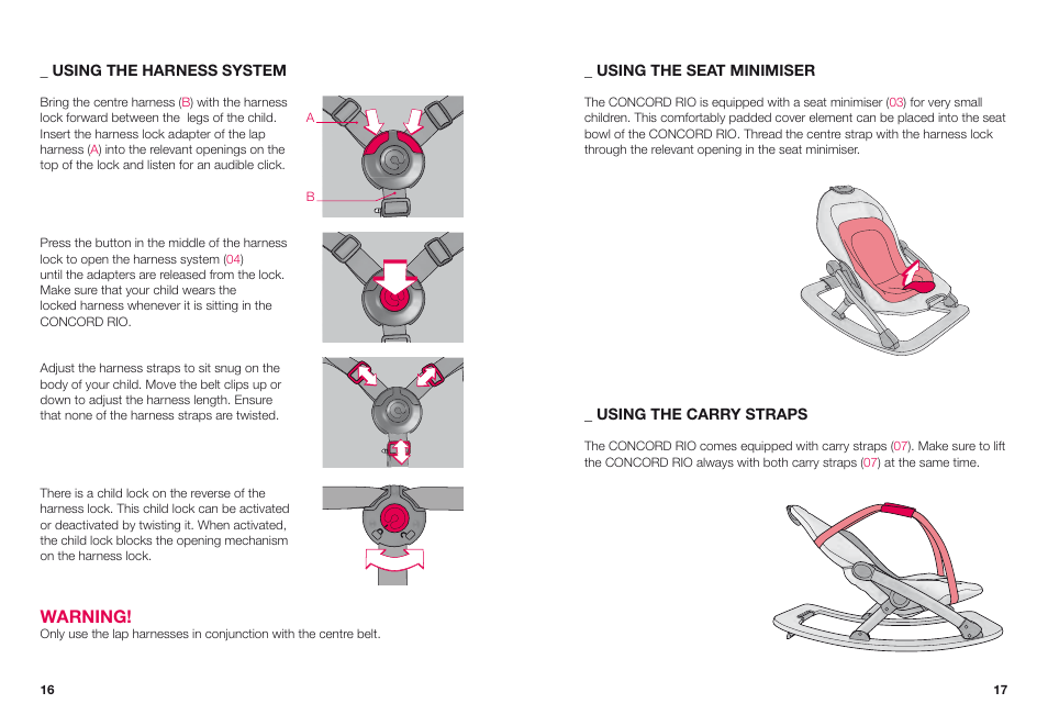 Warning | Concord RIO INSTRUCTION MANUAL User Manual | Page 6 / 9