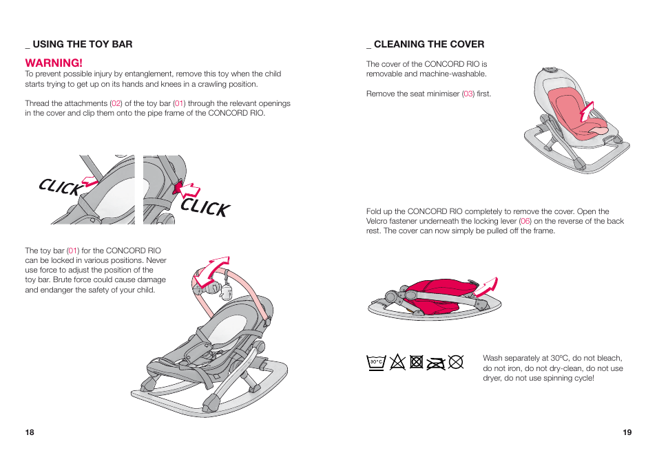 Warning | Concord RIO INSTRUCTION MANUAL User Manual | Page 7 / 9