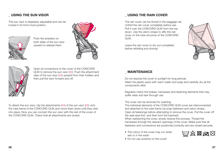 Concord QUIX INSTRUCTION MANUAL User Manual | Page 9 / 11