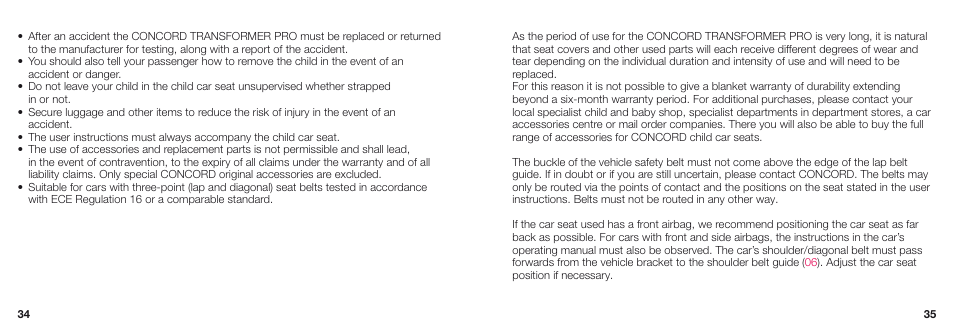 Concord TRANSFORMER PRO INSTRUCTION MANUAL User Manual | Page 6 / 19