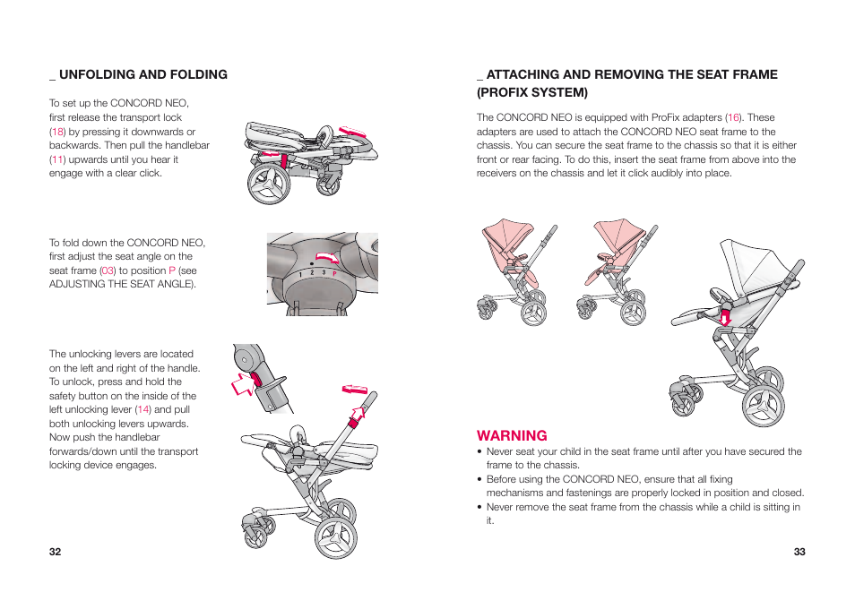 Warning | Concord NEO INSTRUCTION MANUAL User Manual | Page 7 / 15