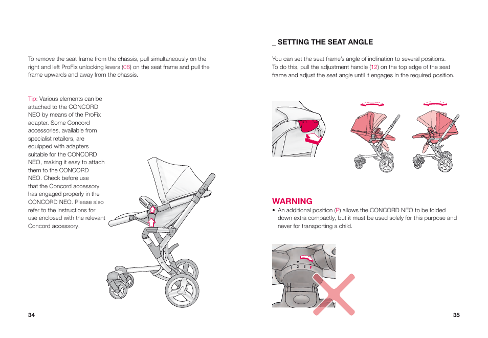 Warning | Concord NEO INSTRUCTION MANUAL User Manual | Page 8 / 15