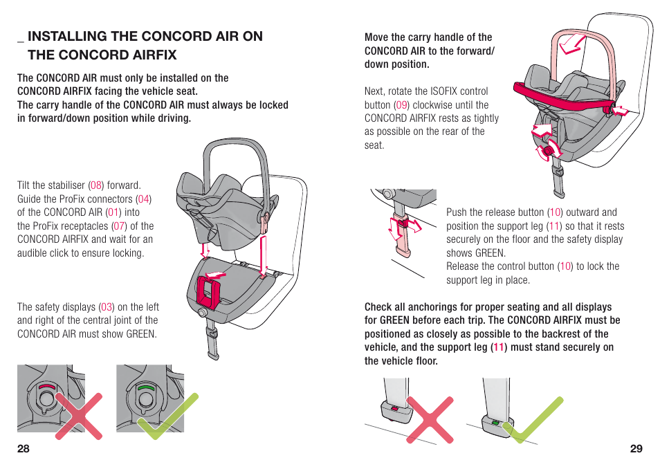 Installing the concord air on the concord airfix | Concord AIRFIX INSTRUCTION MANUAL User Manual | Page 9 / 14