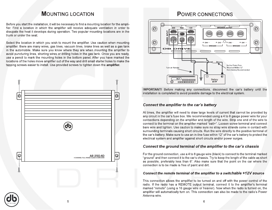 DB Drive A8 2000.5 User Manual | Page 4 / 8