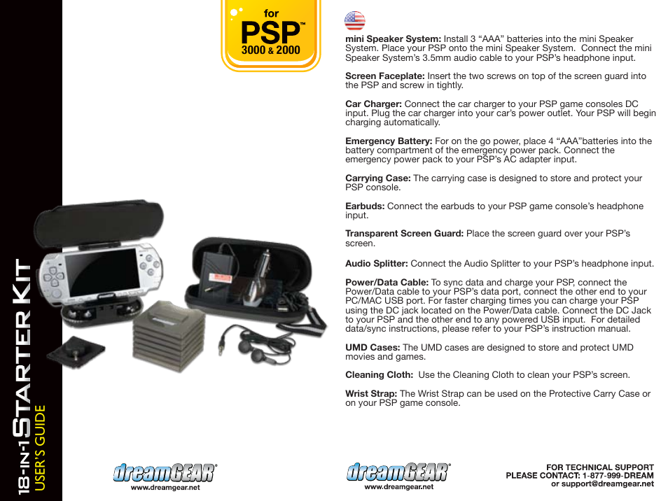 DreamGEAR DGPSPS-1807 es User Manual | 2 pages