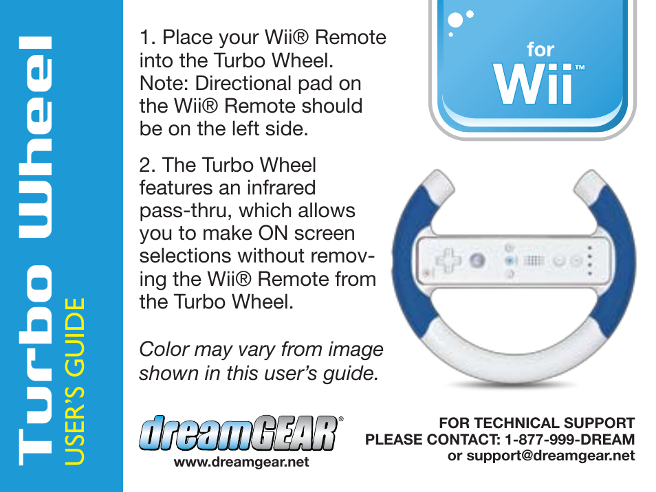 DreamGEAR DGWII-1089 User Manual | 1 page
