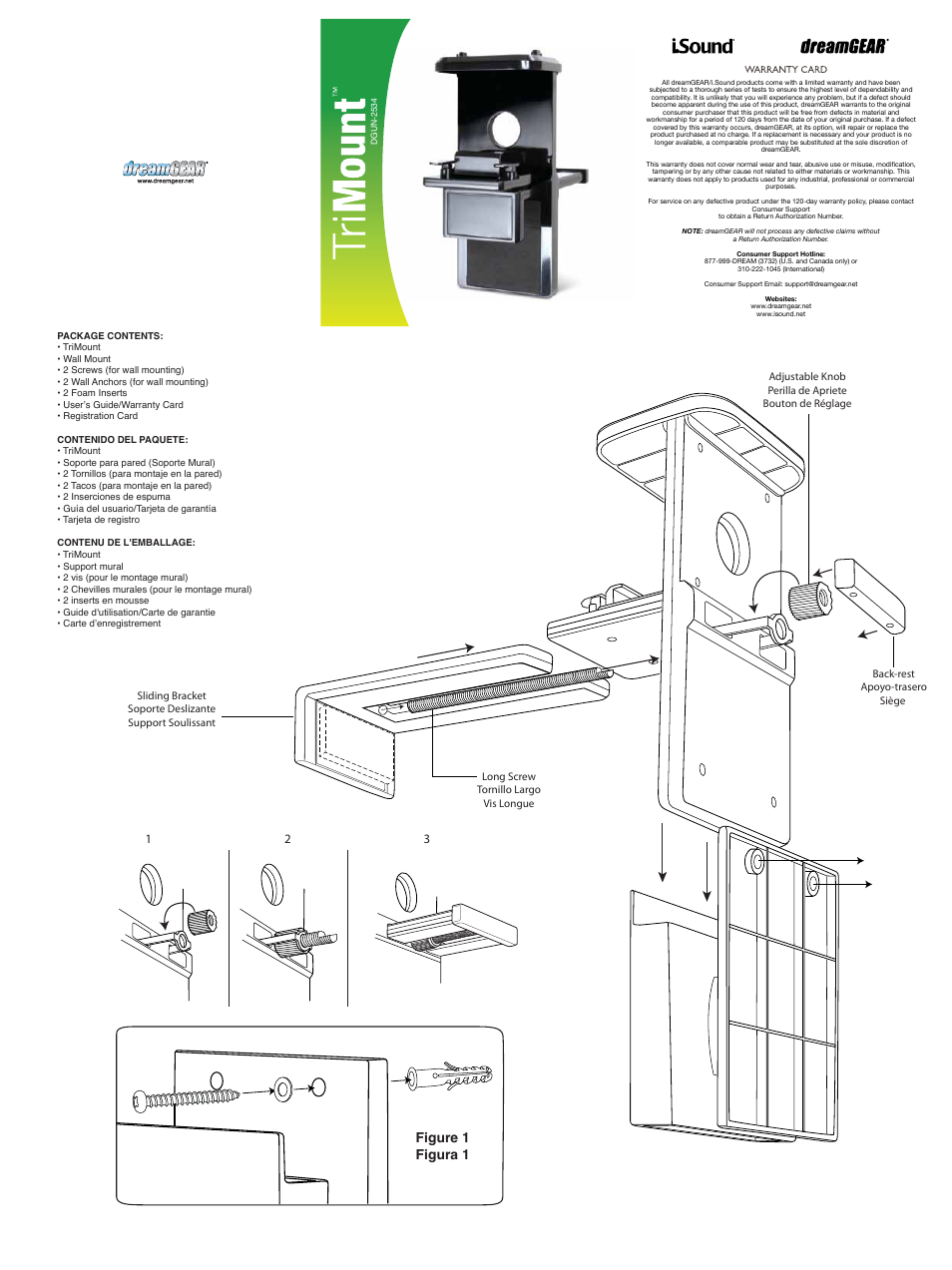 DreamGEAR DGUN-2534 es User Manual | 2 pages