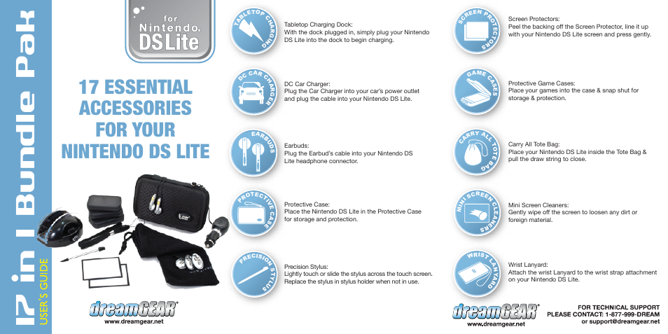 DreamGEAR DGDSL-905 User Manual | 1 page