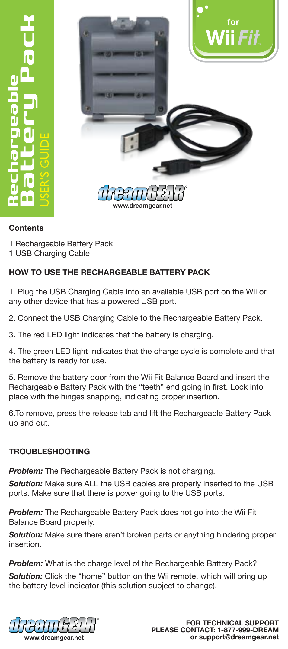 DreamGEAR DGWII-1065 User Manual | 1 page
