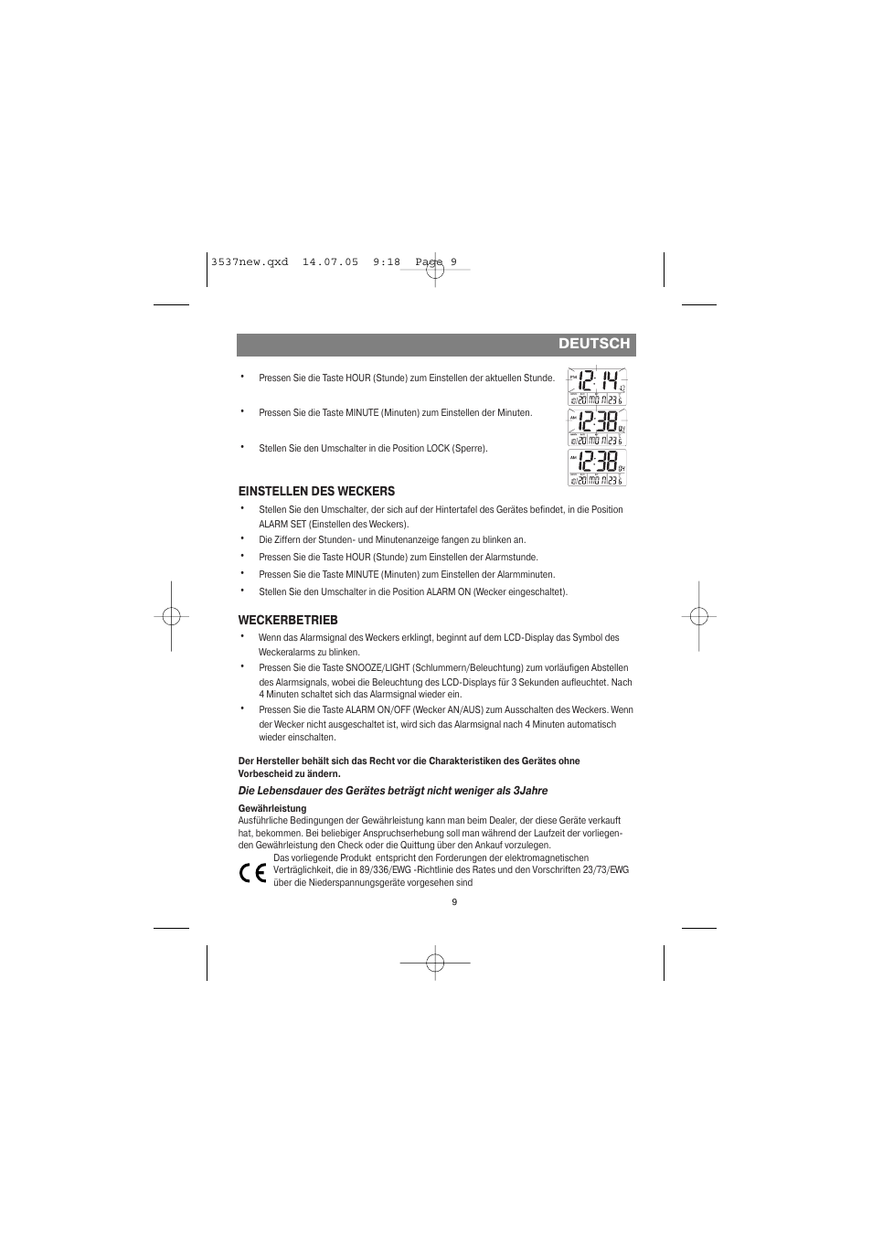 Vitek VT-3537 SR User Manual | Page 9 / 20