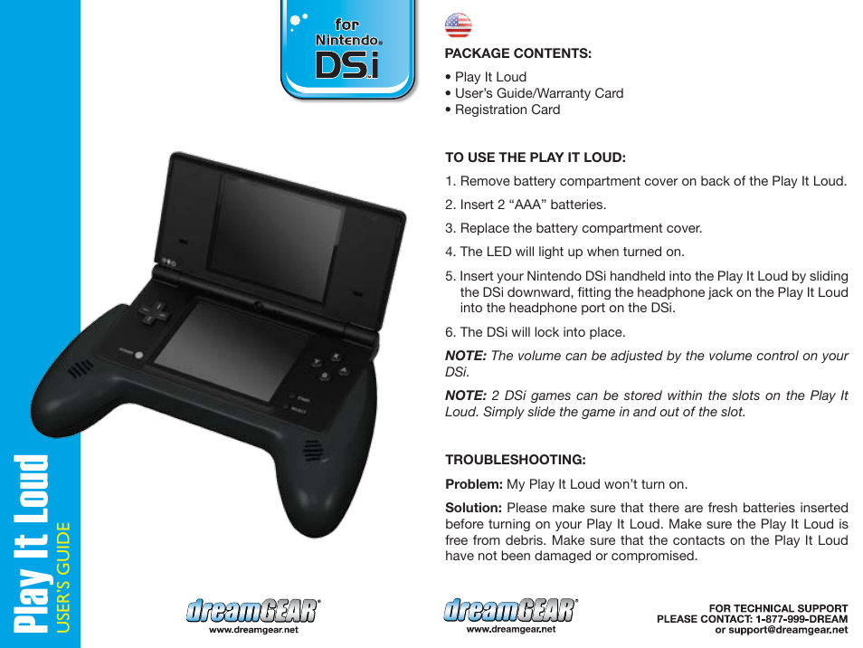 DreamGEAR DGDSI-1996 es User Manual | 2 pages