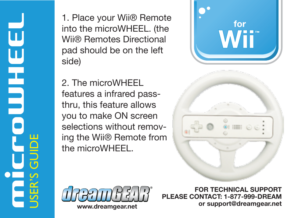 DreamGEAR DGWII-1031 User Manual | 1 page