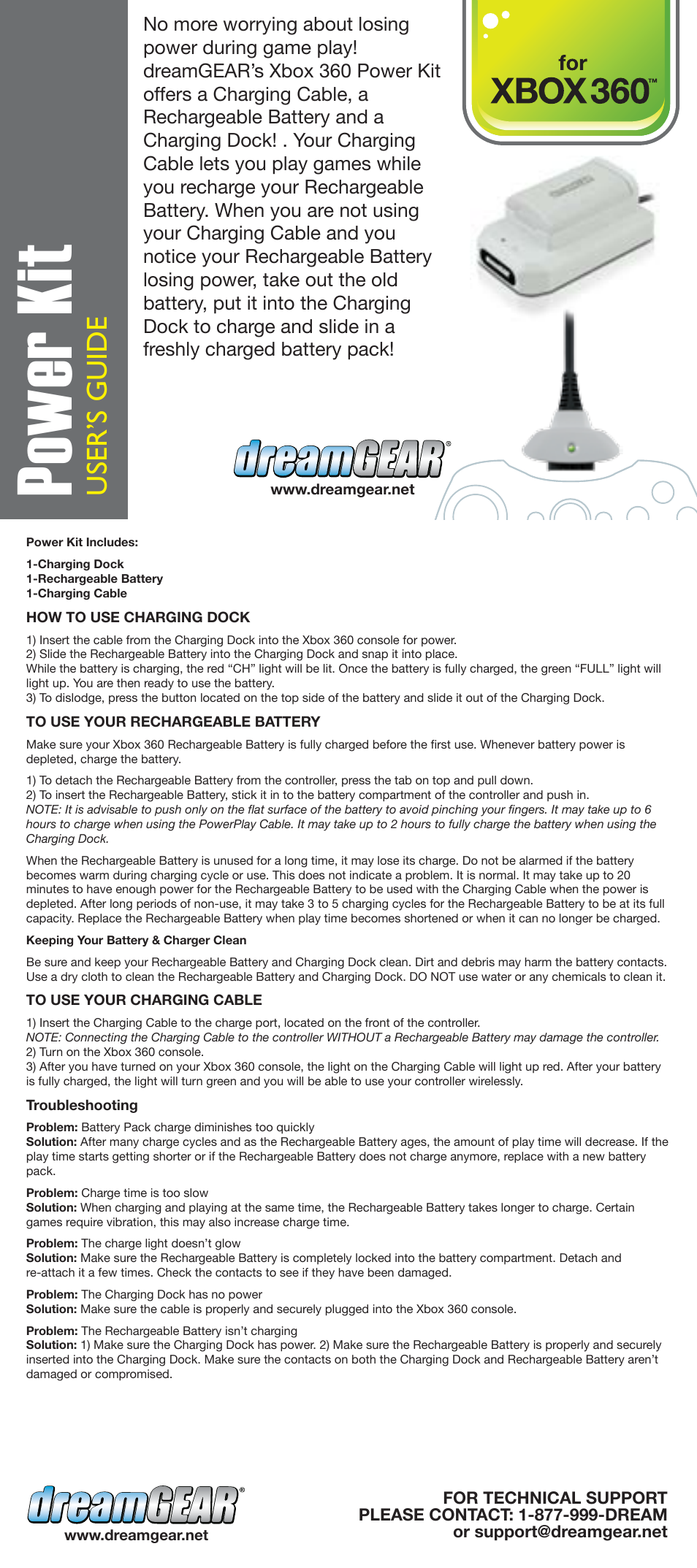 DreamGEAR DG360-774 User Manual | 1 page