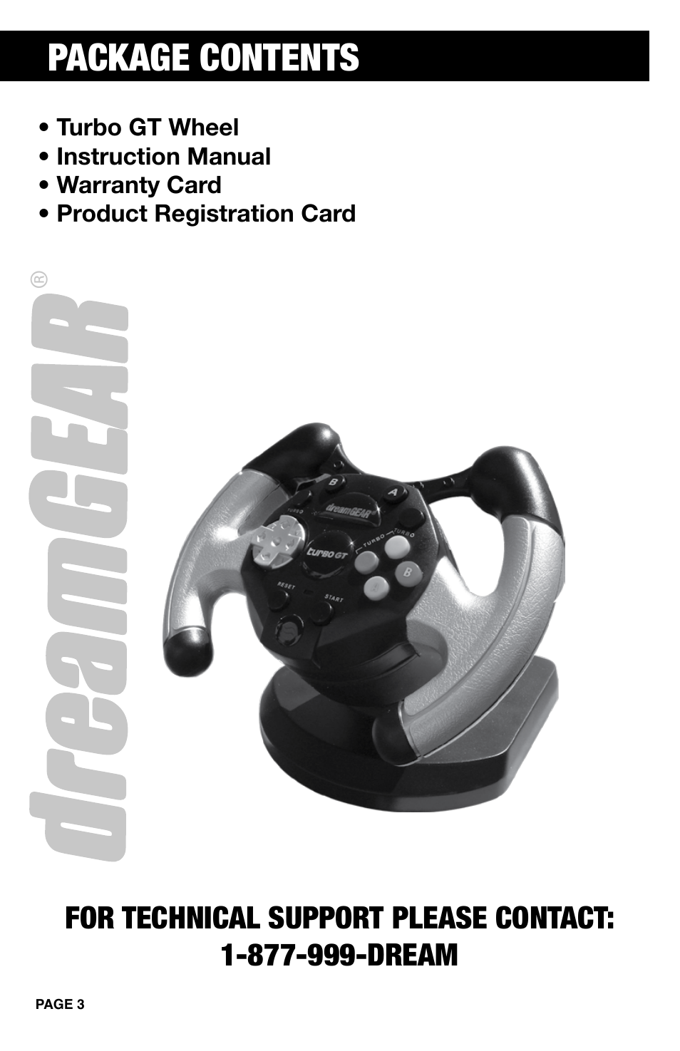 Package contents | DreamGEAR DGUN-196 User Manual | Page 3 / 16