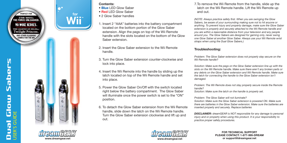 DreamGEAR DGWII-1114 User Manual | 1 page