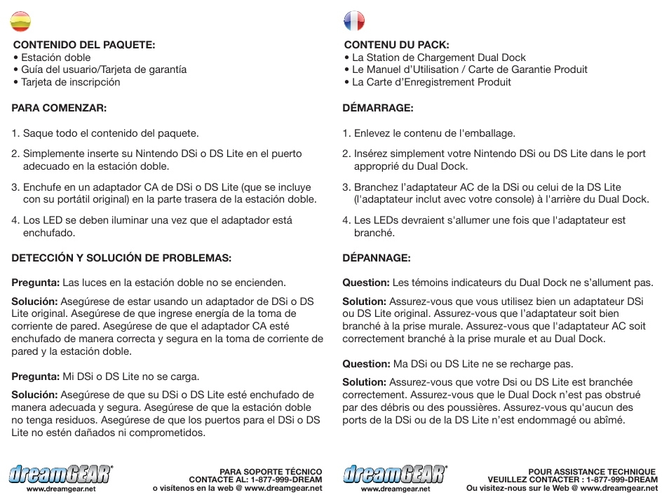 Dgdsi-1919-dual dock black-ug-p2 | DreamGEAR DGDSI-1919 es User Manual | Page 2 / 2