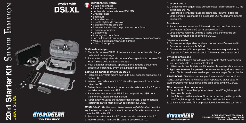 Dgdxl-2671-20in1 starter kit silver-ug-p3 | DreamGEAR DGDXL-2671 es User Manual | Page 3 / 3