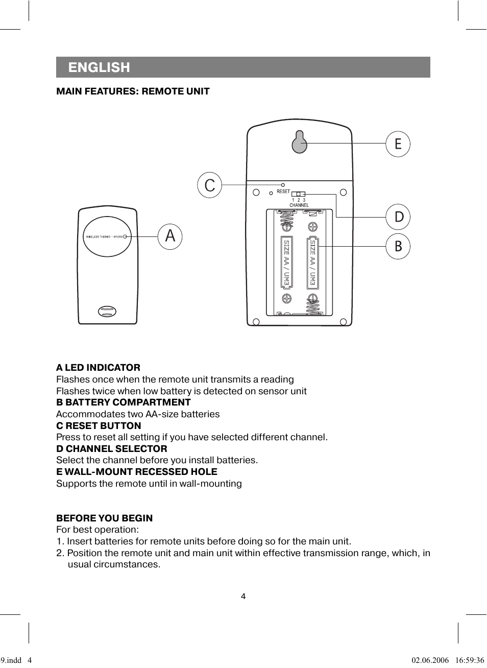 English | Vitek VT-3549 SR User Manual | Page 4 / 68