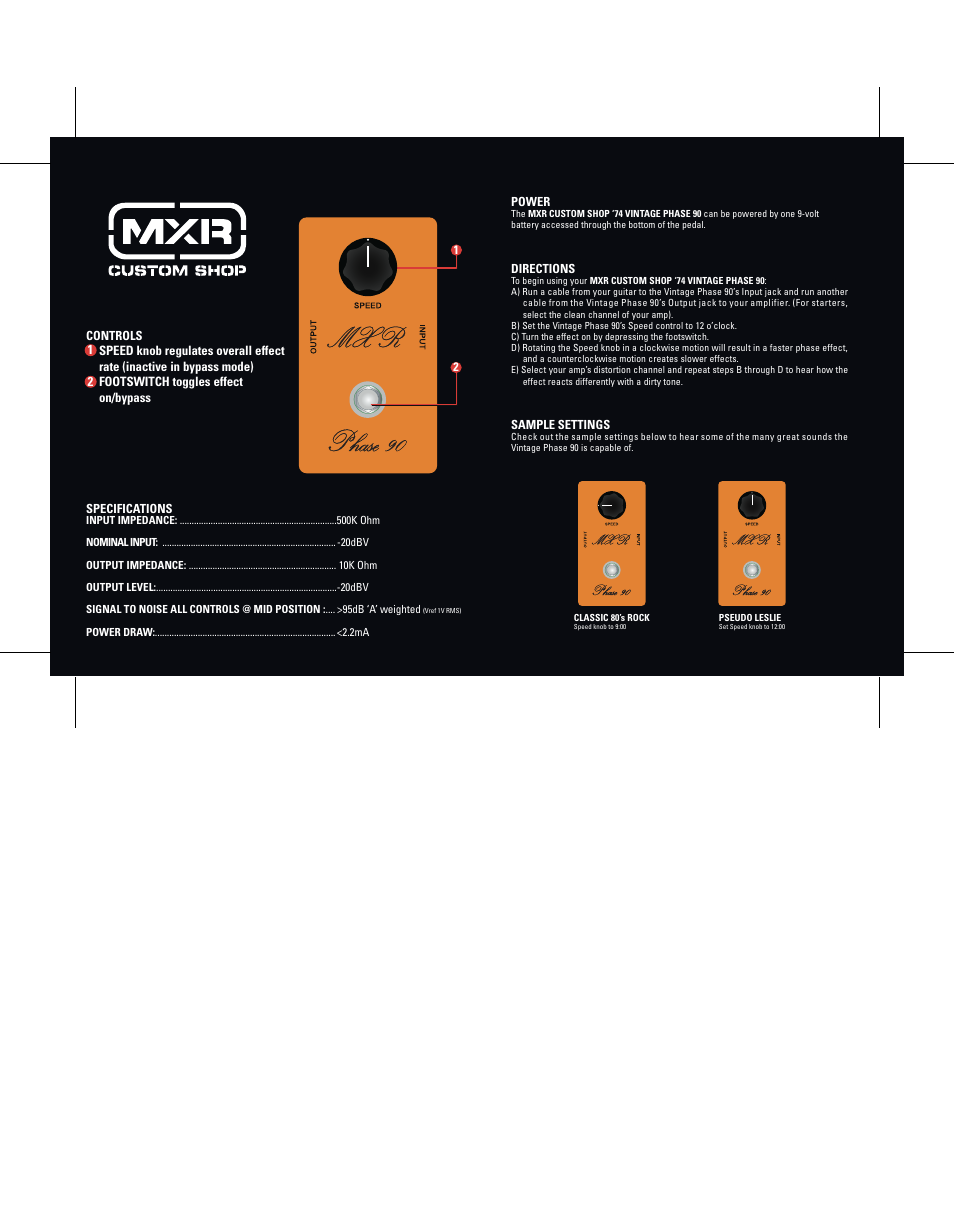 Dunlop Manufacturing CSP026 User Manual | Page 2 / 2