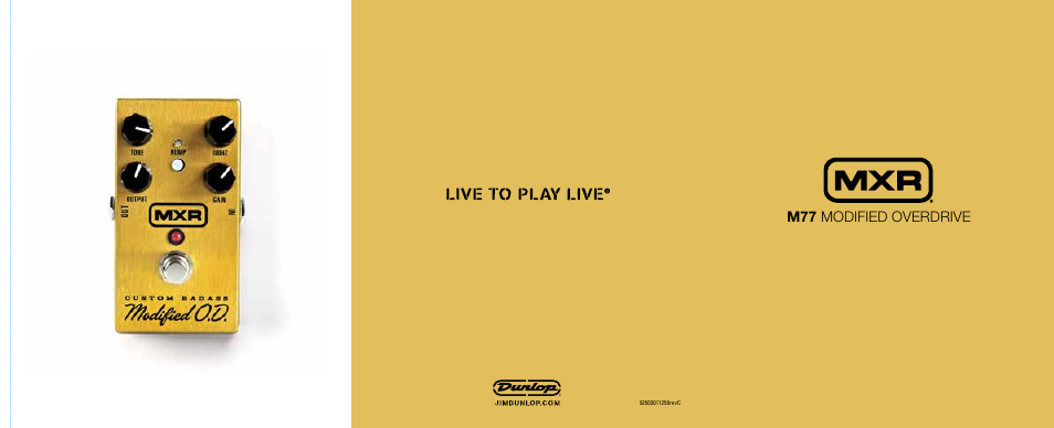 Dunlop Manufacturing M77 User Manual | 2 pages