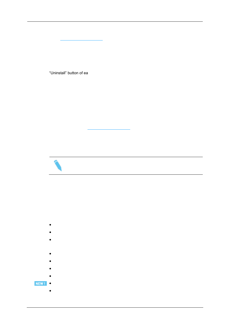 Uninstallation, Transferring a license, Supported liles | Mxf files, 6 uninstallation, 7 transferring a license, 8 supported liles, 1 mxf files | EVS XFReader Version 2.6 - October 2013 User Manual User Manual | Page 12 / 44