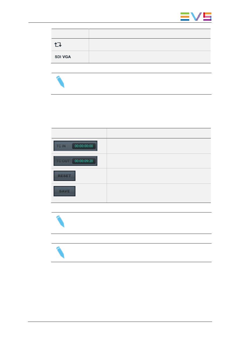 Subclip area, Audio track area, E 3.4 | Subclip area), Audio track area), 4 subclip area, 5 audio track area | EVS XFReader Version 2.6 - October 2013 User Manual User Manual | Page 21 / 44
