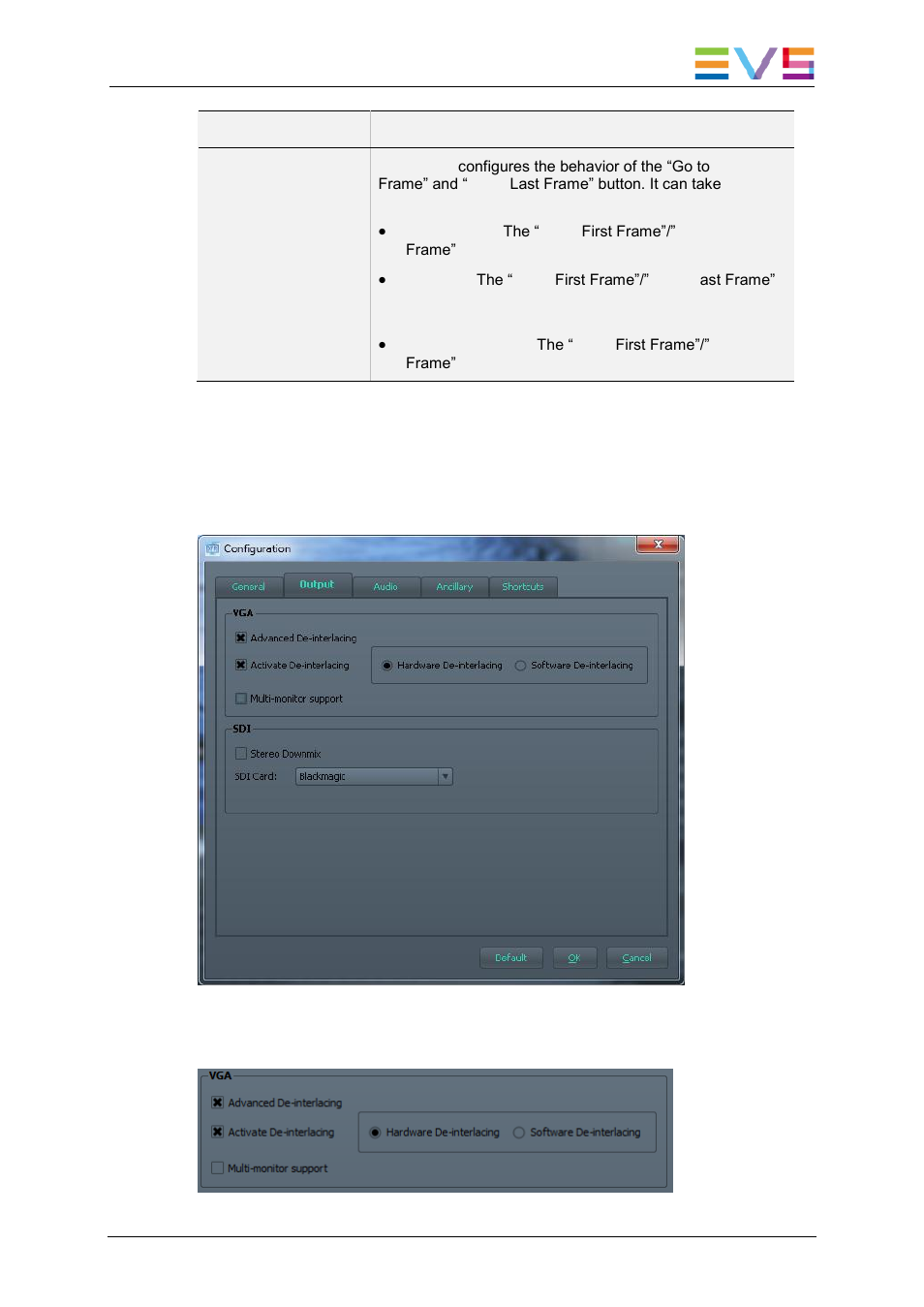 Output, 2 output, Overview | EVS XFReader Version 2.6 - October 2013 User Manual User Manual | Page 31 / 44