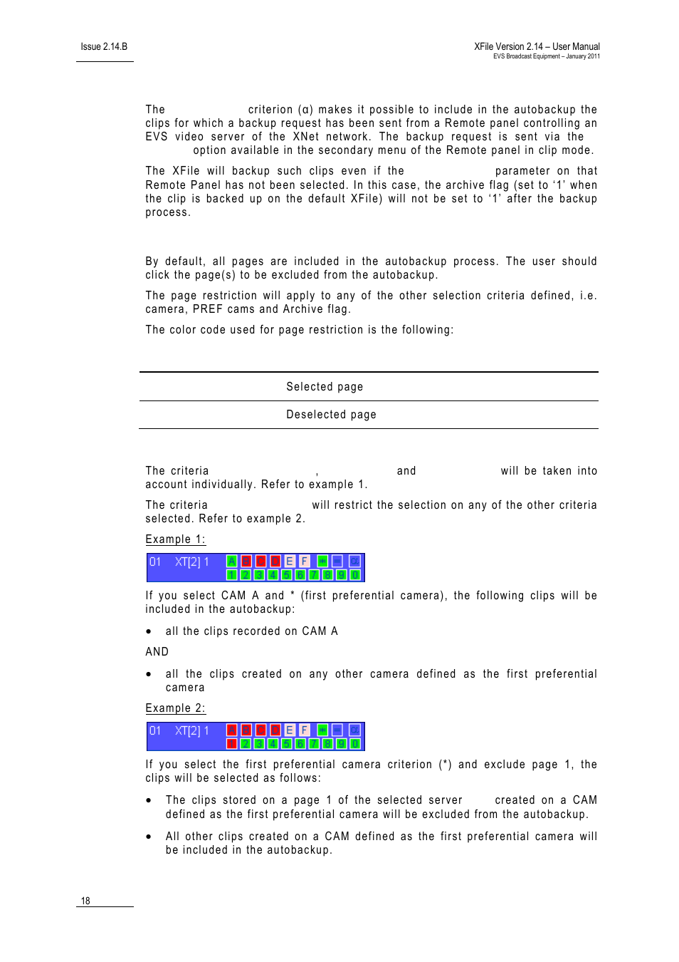 Archive flag, Criteria combination | EVS Xfile Version 2.14 - January 2011 User Manual User Manual | Page 27 / 190