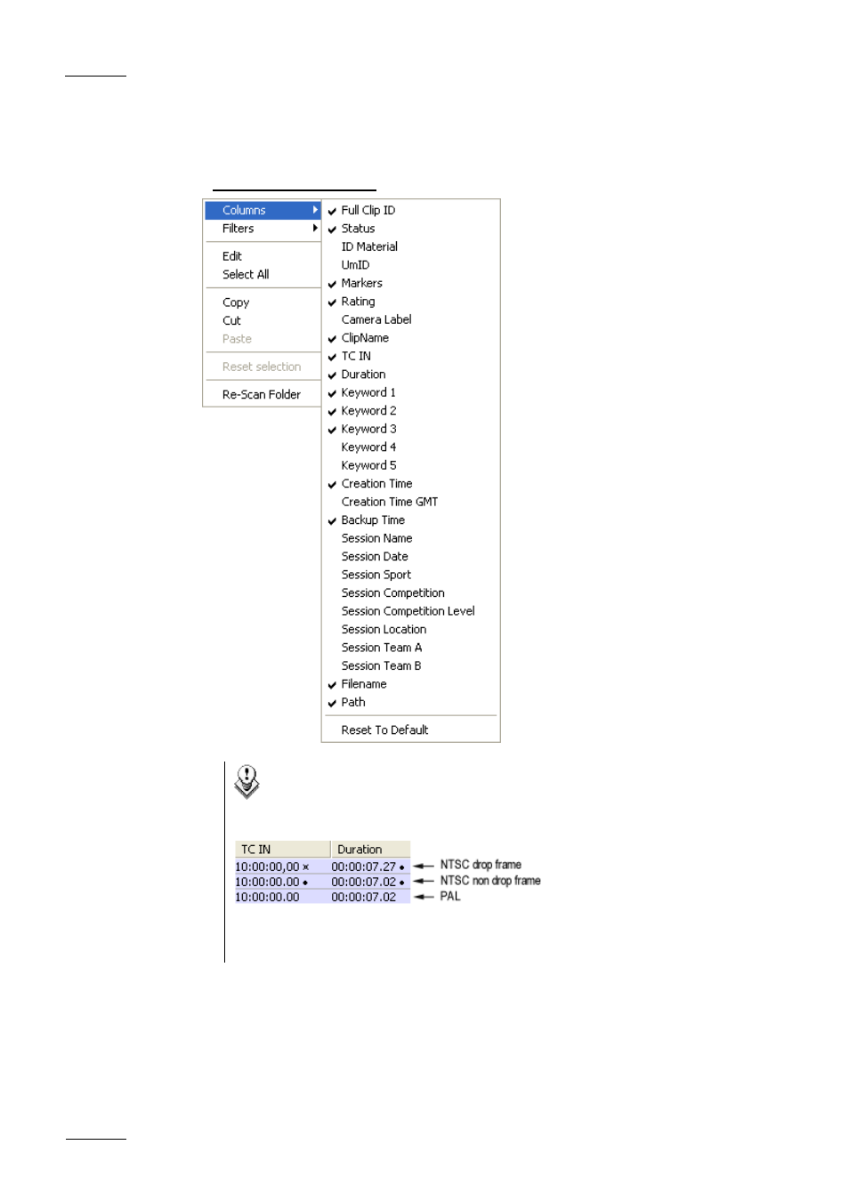 EVS Xfile Version 1.01 - December 2006 User Manual User Manual | Page 13 / 42