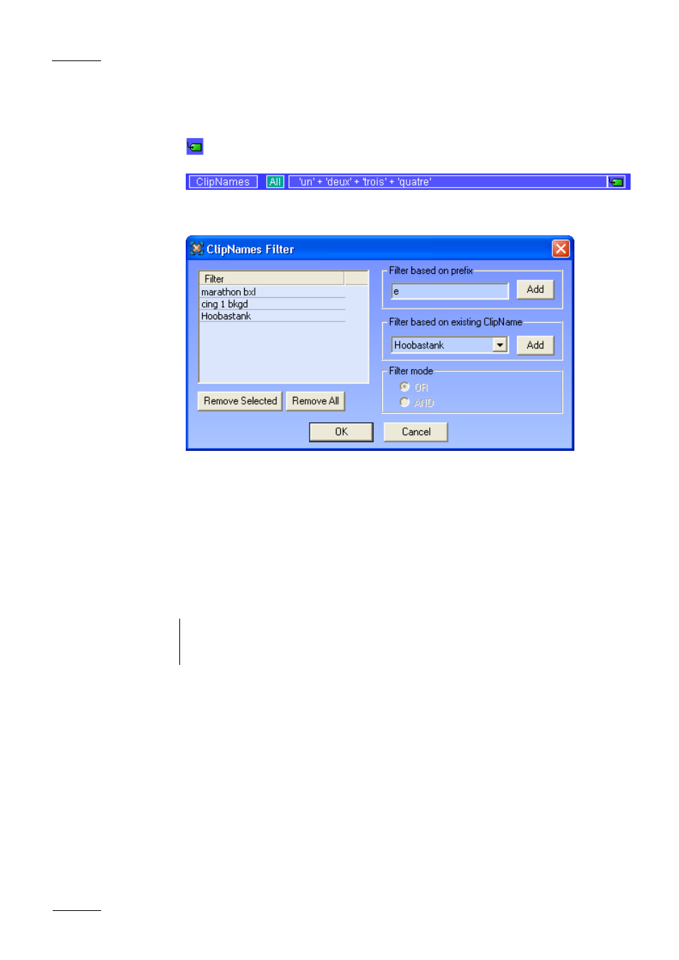 Clipnames | EVS Xfile Version 1.01 - December 2006 User Manual User Manual | Page 17 / 42