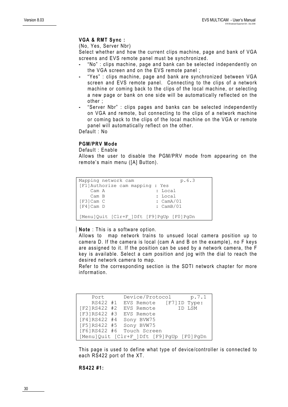 EVS MulticamLSM Version 8.03 - Dec 2006 User's Manual User Manual | Page 32 / 156