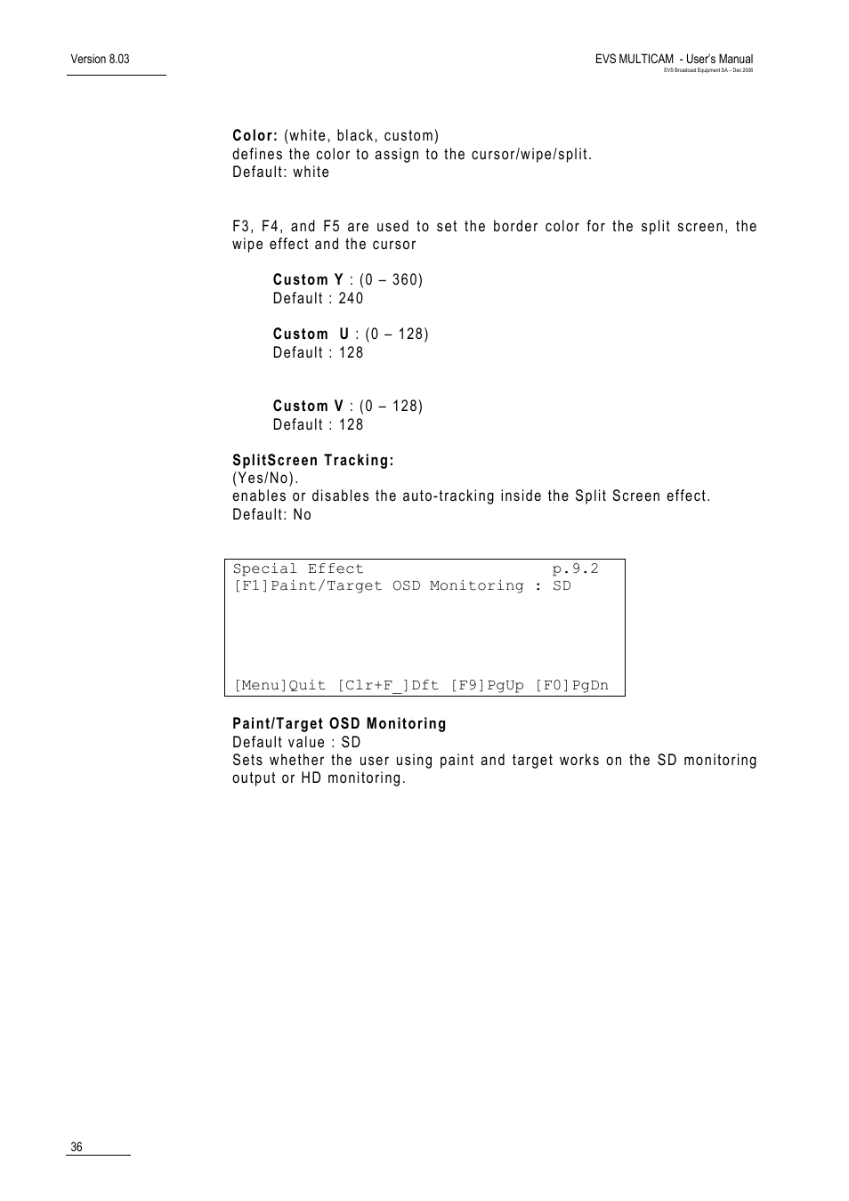 EVS MulticamLSM Version 8.03 - Dec 2006 User's Manual User Manual | Page 38 / 156