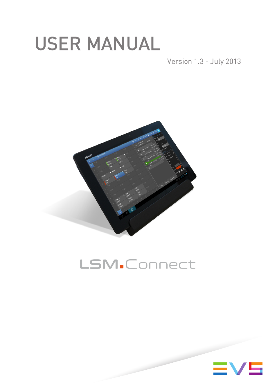 EVS LSM Connect User Manual | 32 pages
