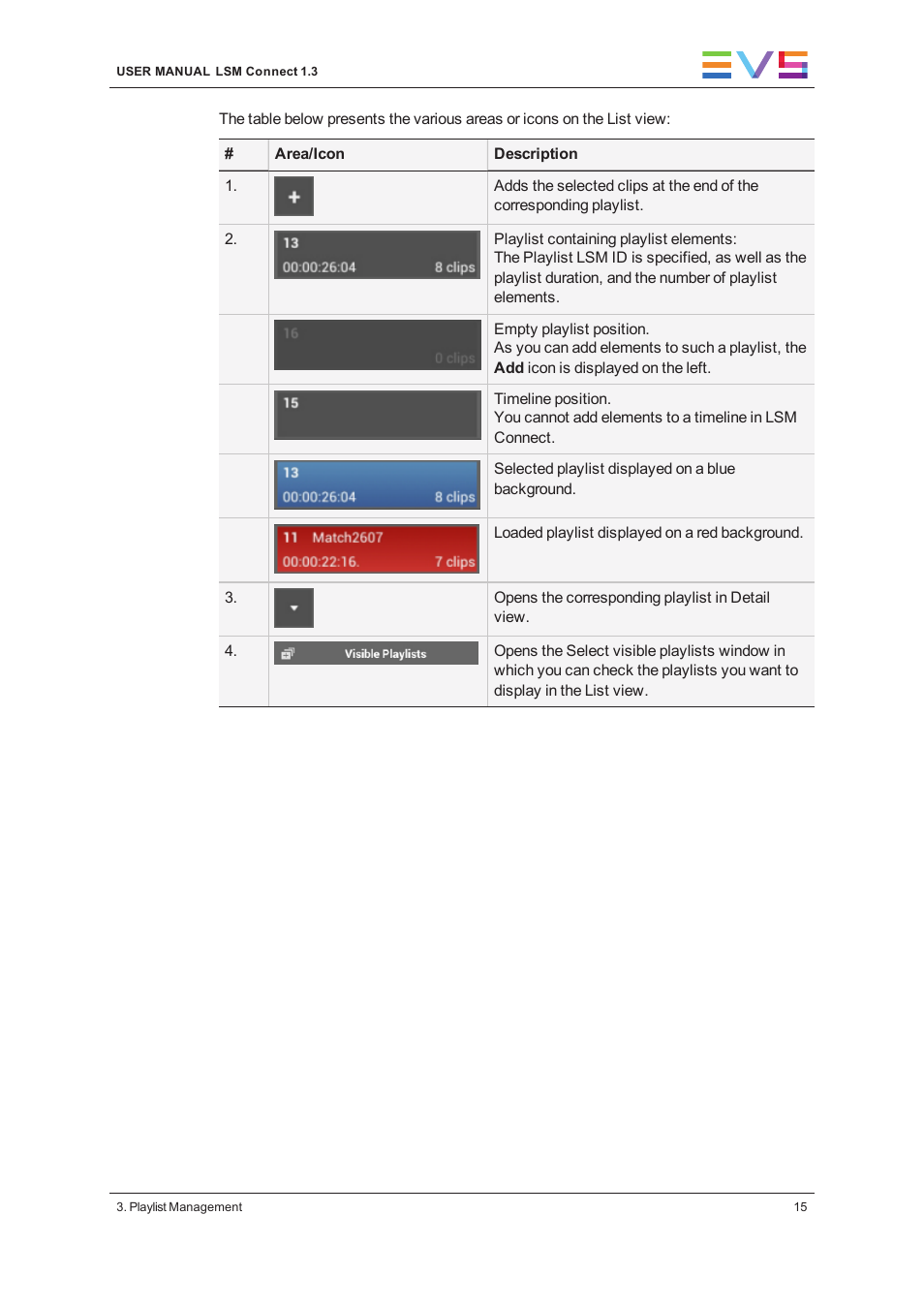 EVS LSM Connect User Manual | Page 21 / 32