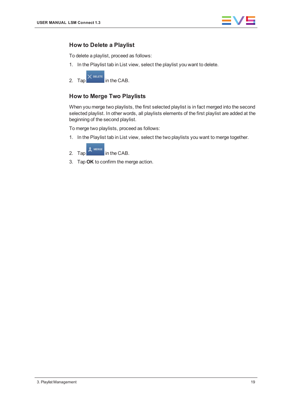 EVS LSM Connect User Manual | Page 25 / 32