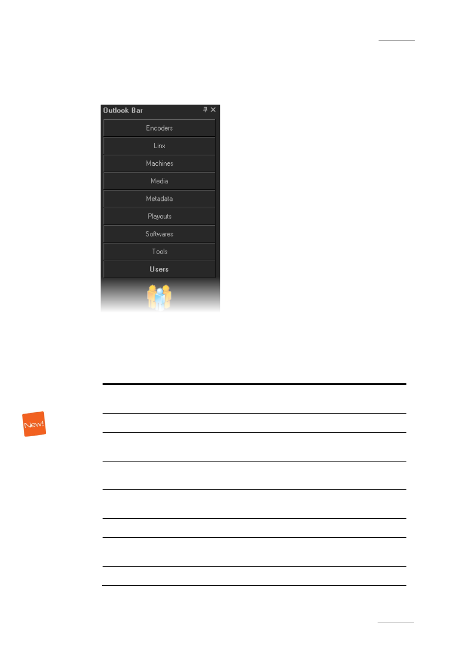 2 the outlook bar, The outlook bar, Utlook | EVS XEDIO Manager Version 3.1 - January 2011 User Manual User Manual | Page 14 / 134