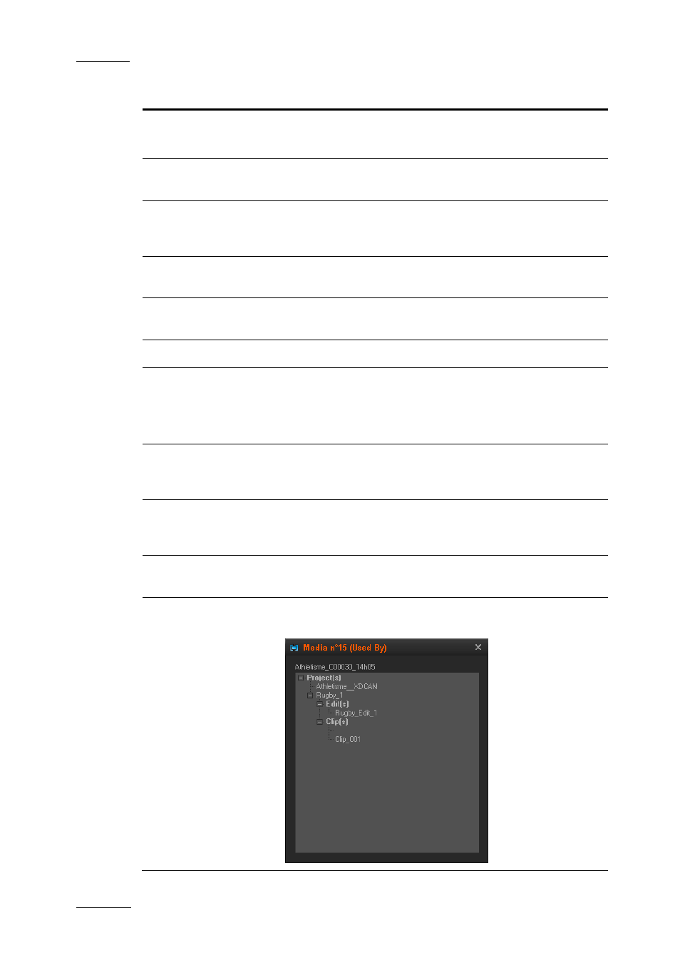 EVS XEDIO Manager Version 3.1 - January 2011 User Manual User Manual | Page 49 / 134