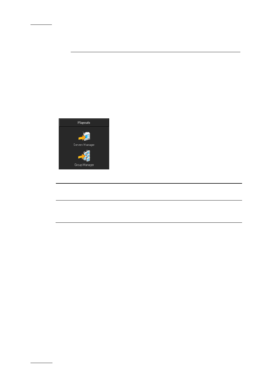 Playouts, 1 introduction, Introduction | EVS XEDIO Manager Version 3.1 - January 2011 User Manual User Manual | Page 69 / 134