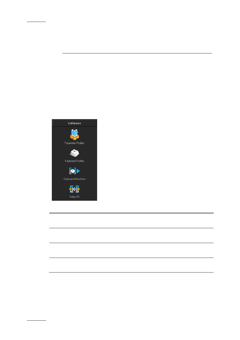 Softwares, 1 introduction, Introduction | EVS XEDIO Manager Version 3.1 - January 2011 User Manual User Manual | Page 73 / 134