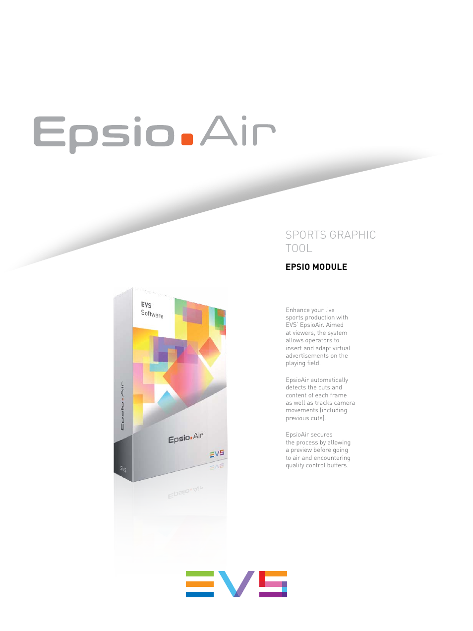 EVS EpsioAir User Manual | 2 pages