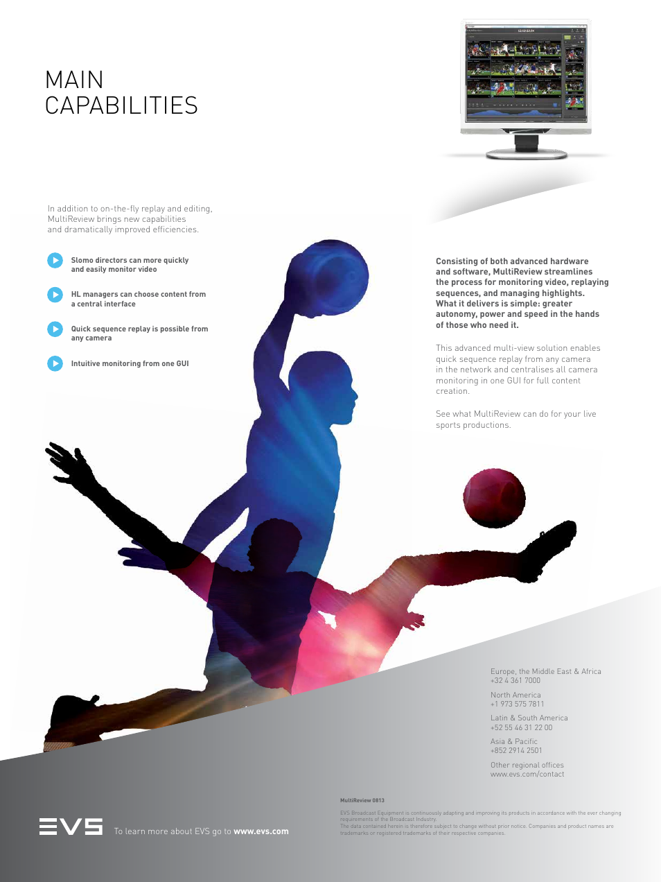 Main capabilities | EVS MultiReview User Manual | Page 2 / 2